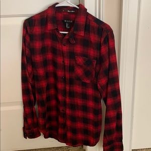 long sleeved button down shirt